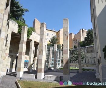 Musée de l Holocauste Budapest, cour, Centre commémoratif de l Holocauste Budapest