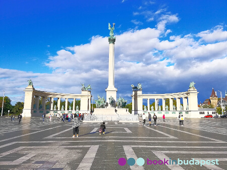 Monument Millénaire, Budapest, statues des sept chefs