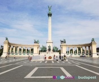 Heldenplatz in Budapest, Heldenplatz, Budapest, Millennium Denkmal