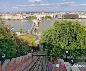 Funicular Budapest, Buda Castle Funicular, view
