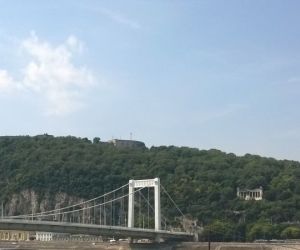 Elisabeth bridge with the Liberty Statue
