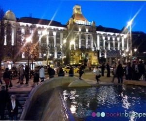 Gellert Thermal Bath by night, Budapest