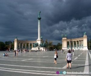 Millennium Monument on the Heroes Square, Budapest