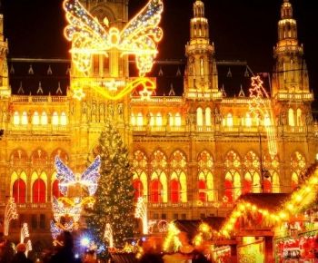 Visita del mercado de Navidad de Viena