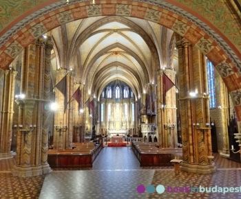 Chiesa di Mattia, interno, Chiesa San Mattia Budapest, Chiesa di Mattia Budapest