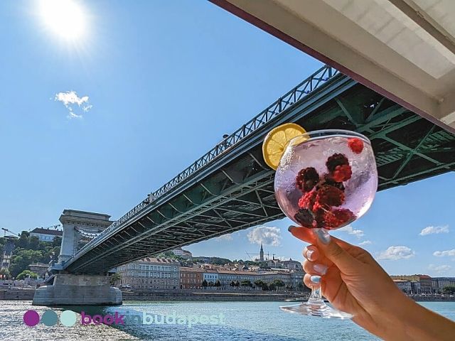 Partyschiff auf der Donau in Budapest