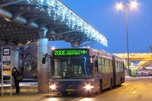 Night arrival to Budapest Airport