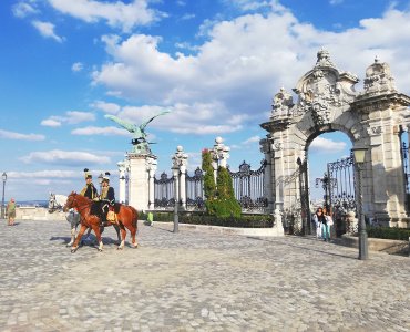 Palazzo Reale di Budapest, Castello di Buda, Porta degli Asburgo