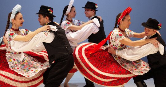 Spettacolo di danza ungherese a Budapest