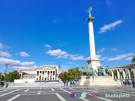 Place des Héros, Budapest, Monument du Millénaire