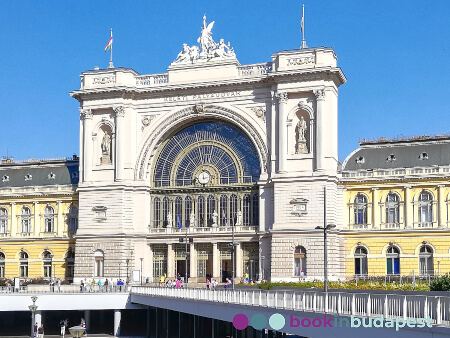 Estación de tren Keleti, fachada, Budapest