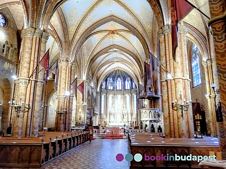 interior, Iglesia de Matías, Iglesía de Matías Budapest, Iglesia de San Matías, Catedral de san Matías, Budapest