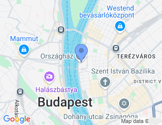 Parlamento de Budapest, localización en el mapa