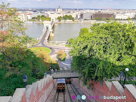 Kilátás a Budavári siklóból