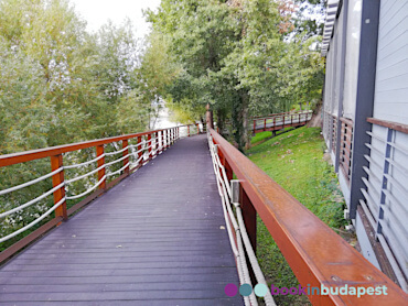 Courir sur le barrage de Kopaszi