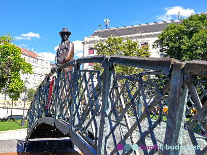 Statue of Imre Nagy Budapest