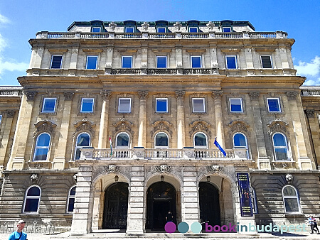 Szechenyi National Library, entrance, Budapest