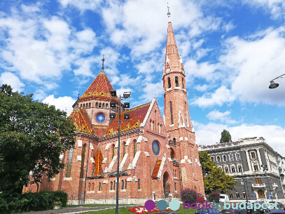 Reformierte Kirche auf dem Szilágyi Dezső Platz Budapest